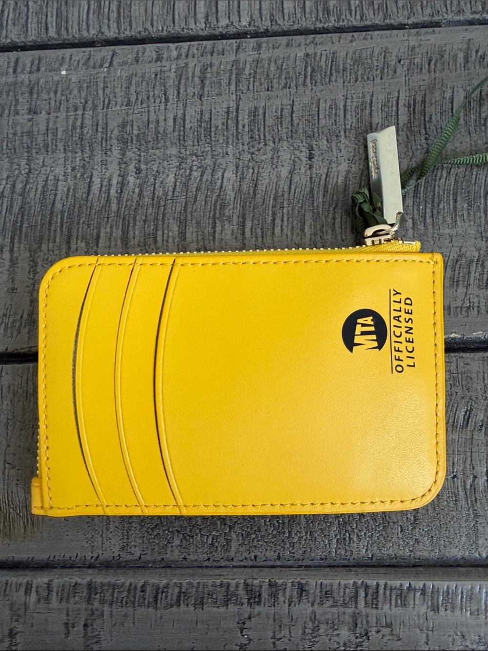 kate spade Yellow MetroCard Graphic Zip Wallet - Picture 2 of 4